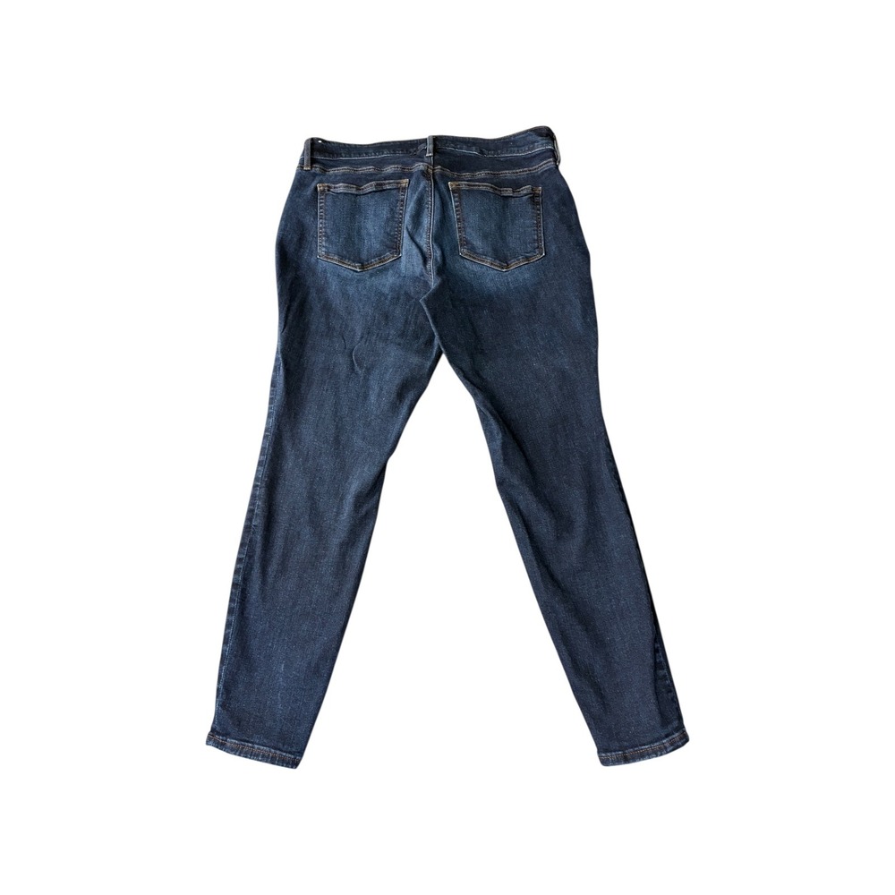 LOFT Plus Slim Pockets Dark Wash Skinny Jeans Women Size 16 - Picture 7 of 8